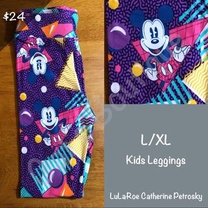 NWT LuLaRoe Collection for Disney L/XL leggings